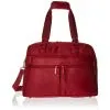 Heys America Unisex Hilite Multi-Zip Boarding Duffel with RFID Red Duffel Bag (Red)