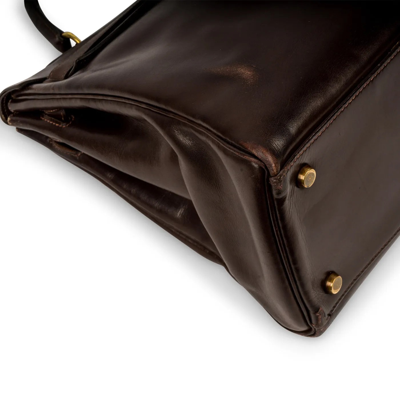 Kelly 32cm - Vintage - Brown Box Leather