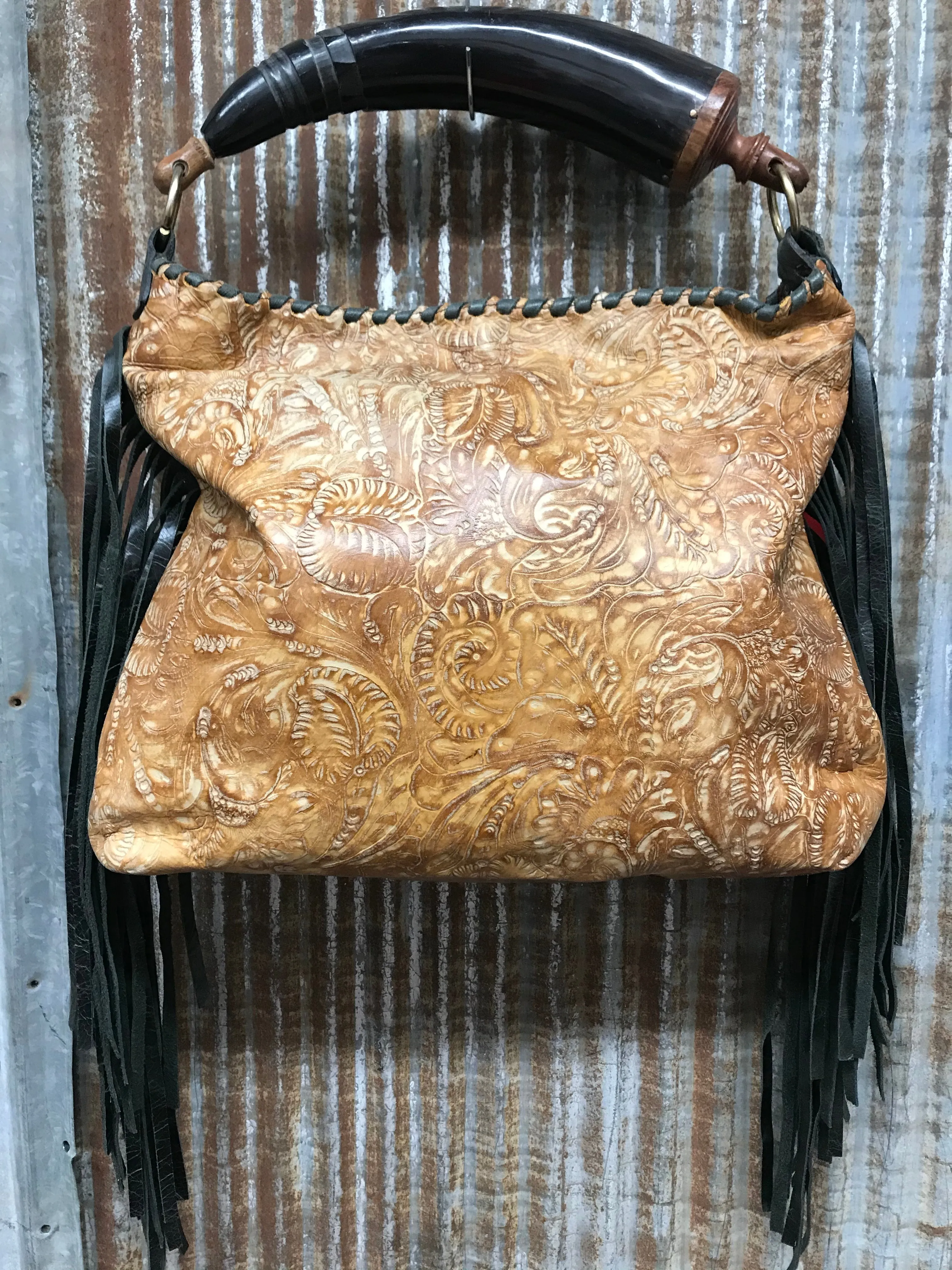 KurtMen Cross and Fringe Purse