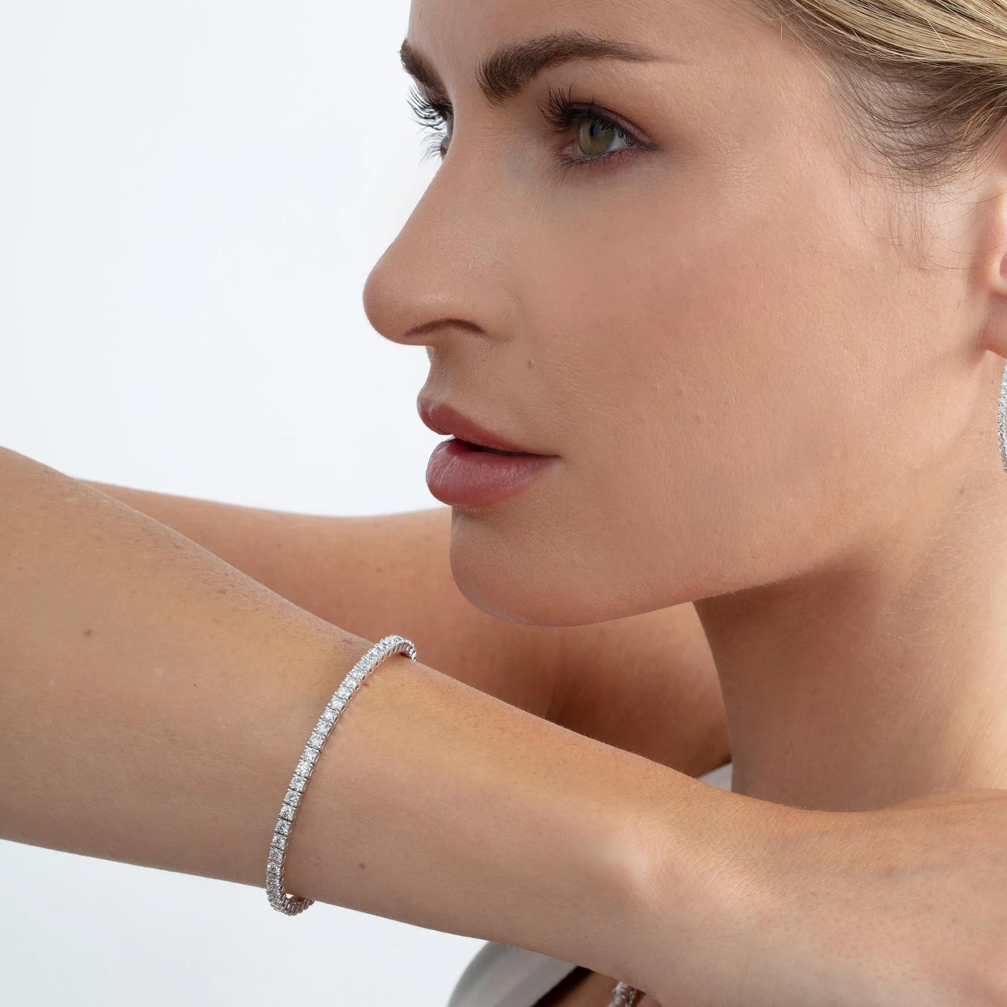Lab Grown Diamond Eternity Bangle, Indira