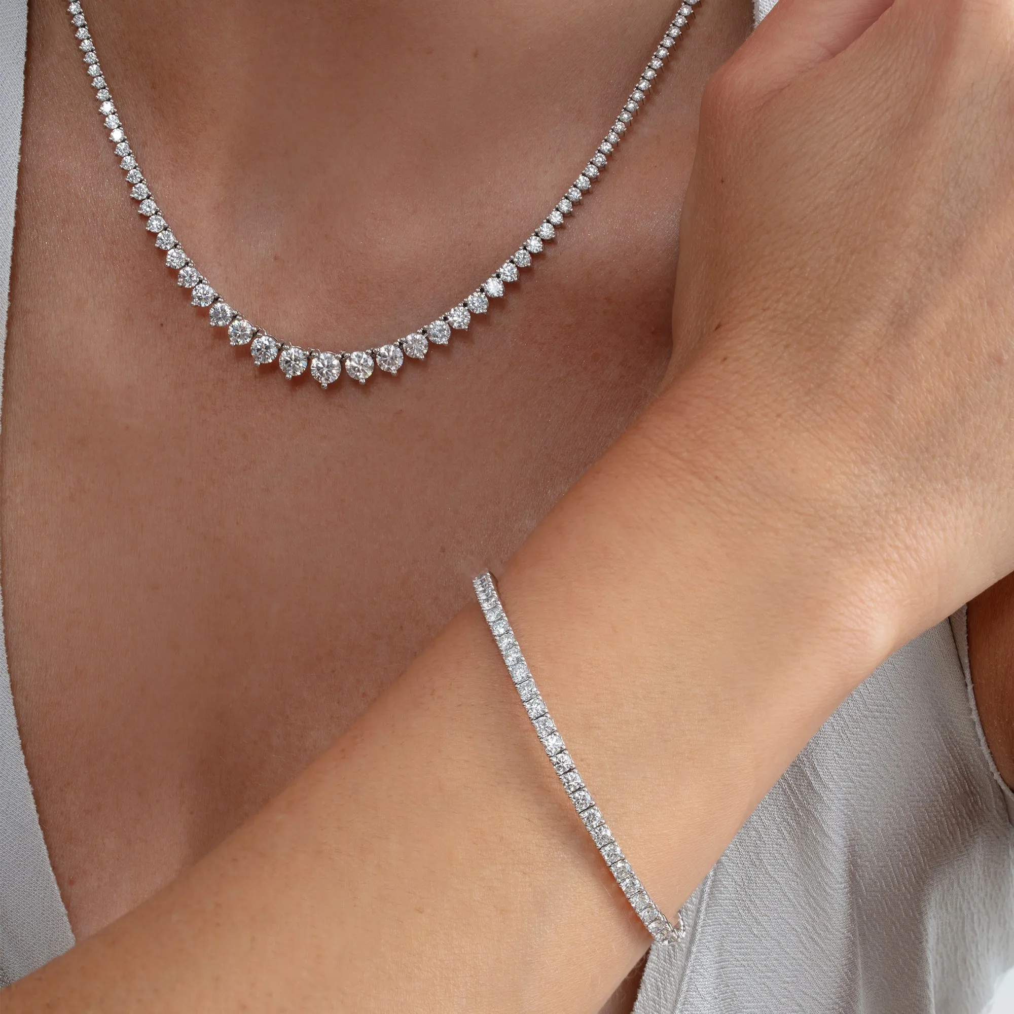Lab Grown Diamond Eternity Bangle, Indira