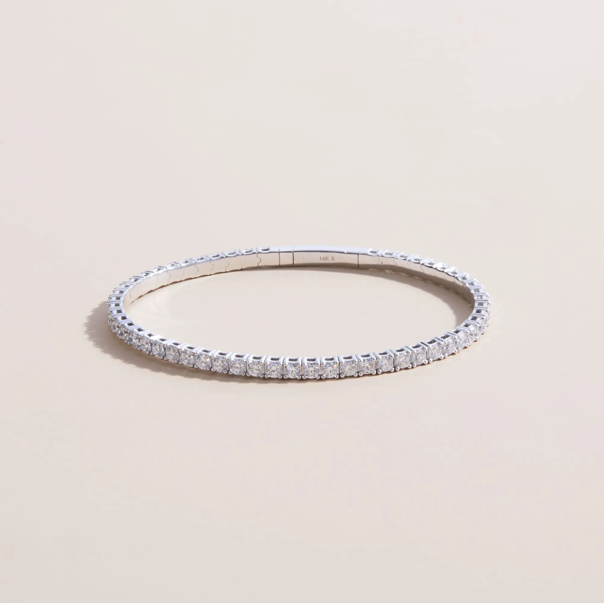 Lab Grown Diamond Eternity Bangle, Indira