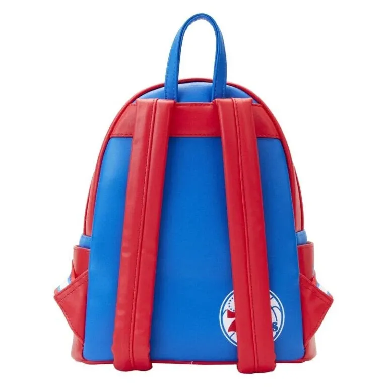 Loungefly x NBA Philadelphia 76ers Patch Icons Mini Backpack