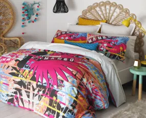 Mambo Tropics Pink Quilt Cover Set by Mambo Australia