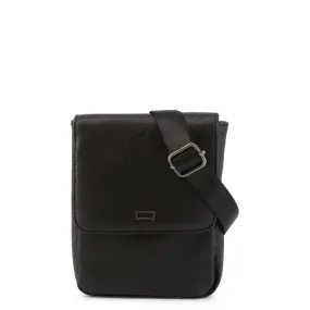 Modern Men's Metallic Fastening Crossbody Bag