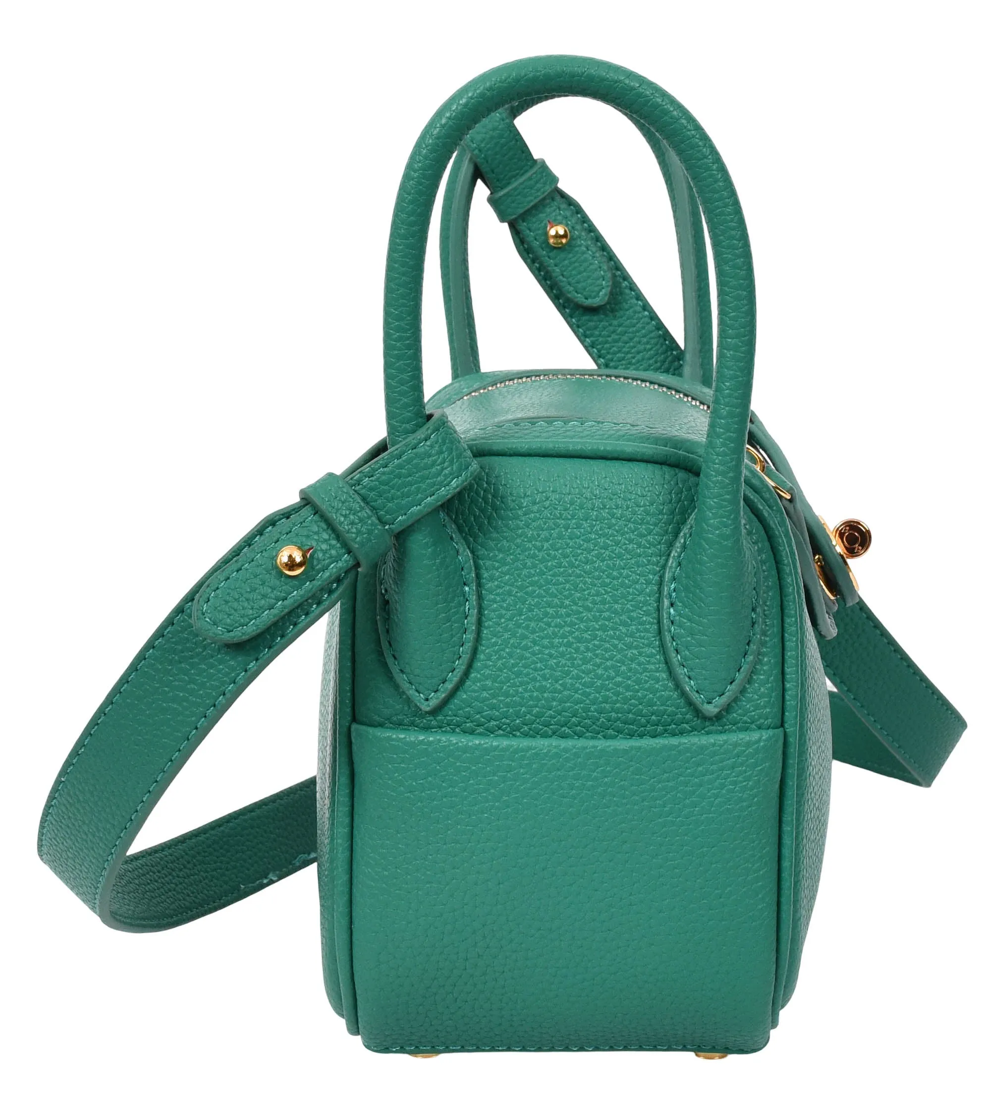 Regina Women's Faux Leather Mini Shoulder Strap Bag Green