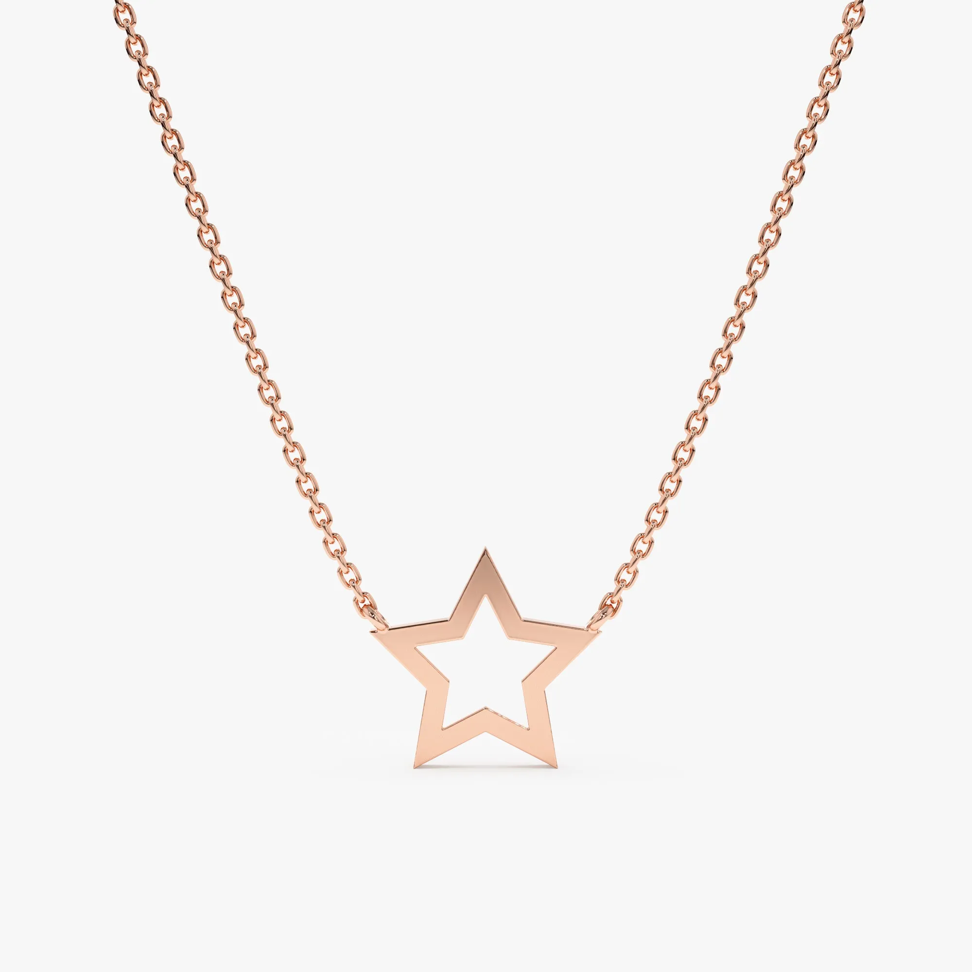 Star Cut Out Necklace, Skylar