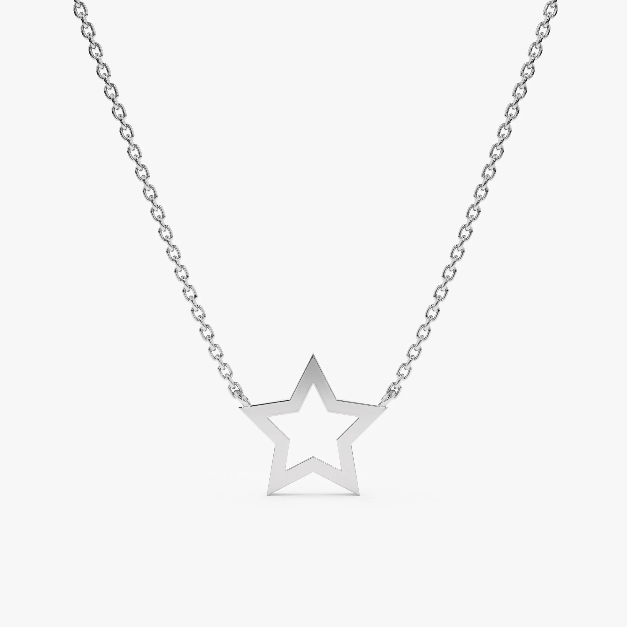 Star Cut Out Necklace, Skylar