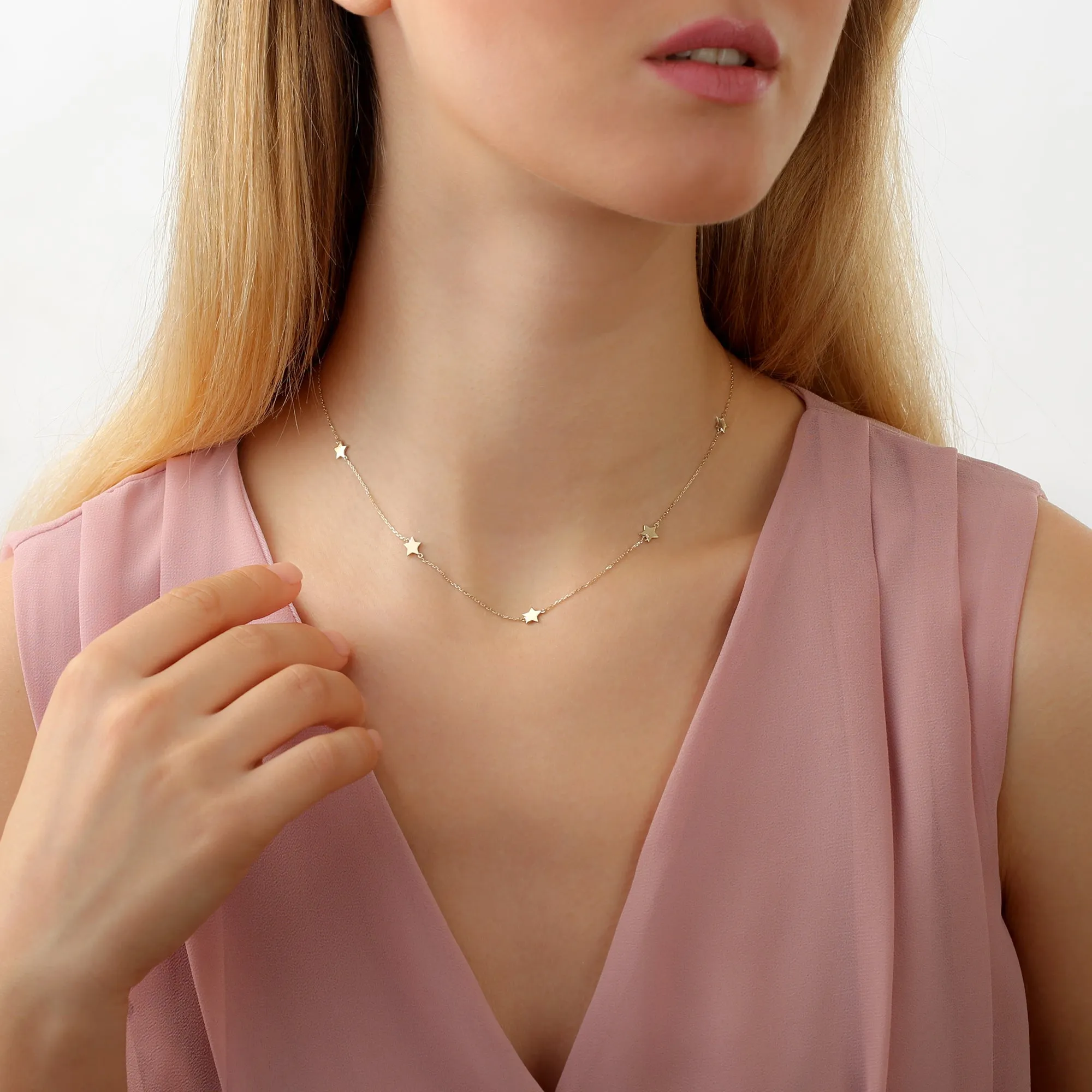 Star Station Necklace, Capella