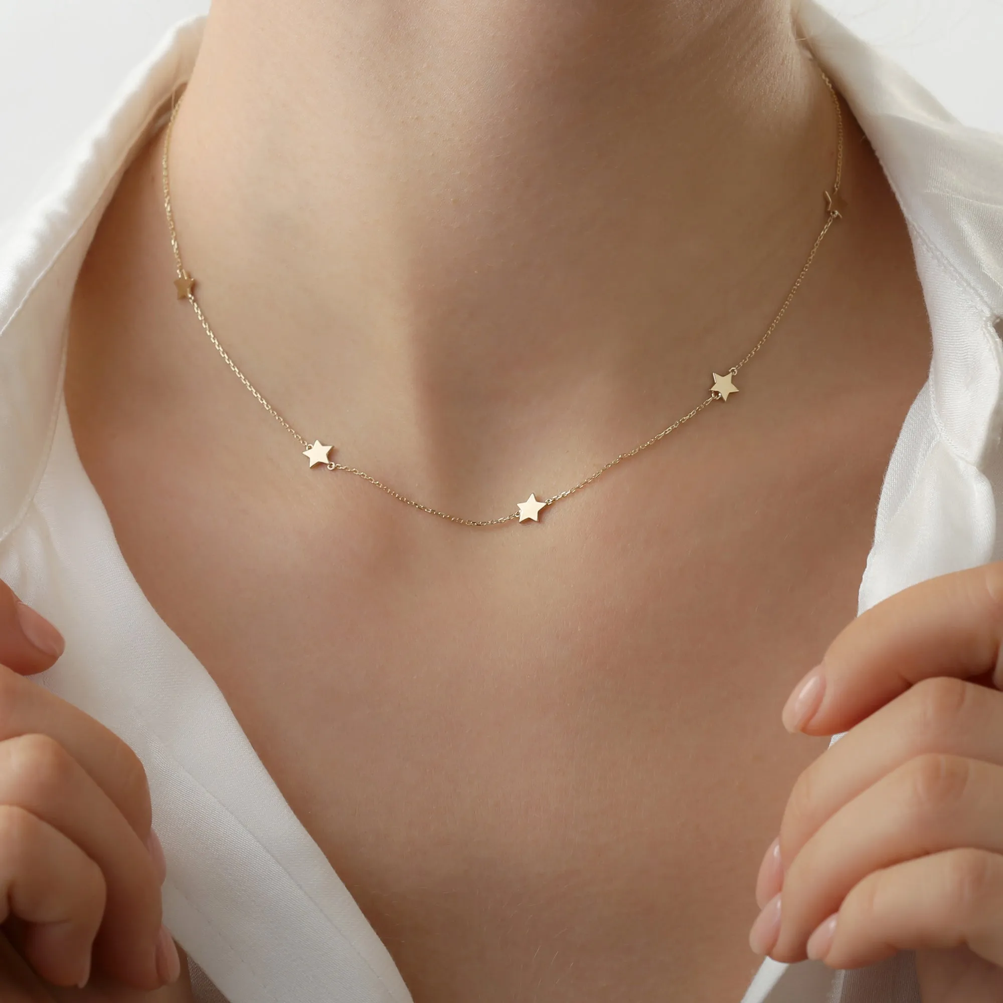 Star Station Necklace, Capella