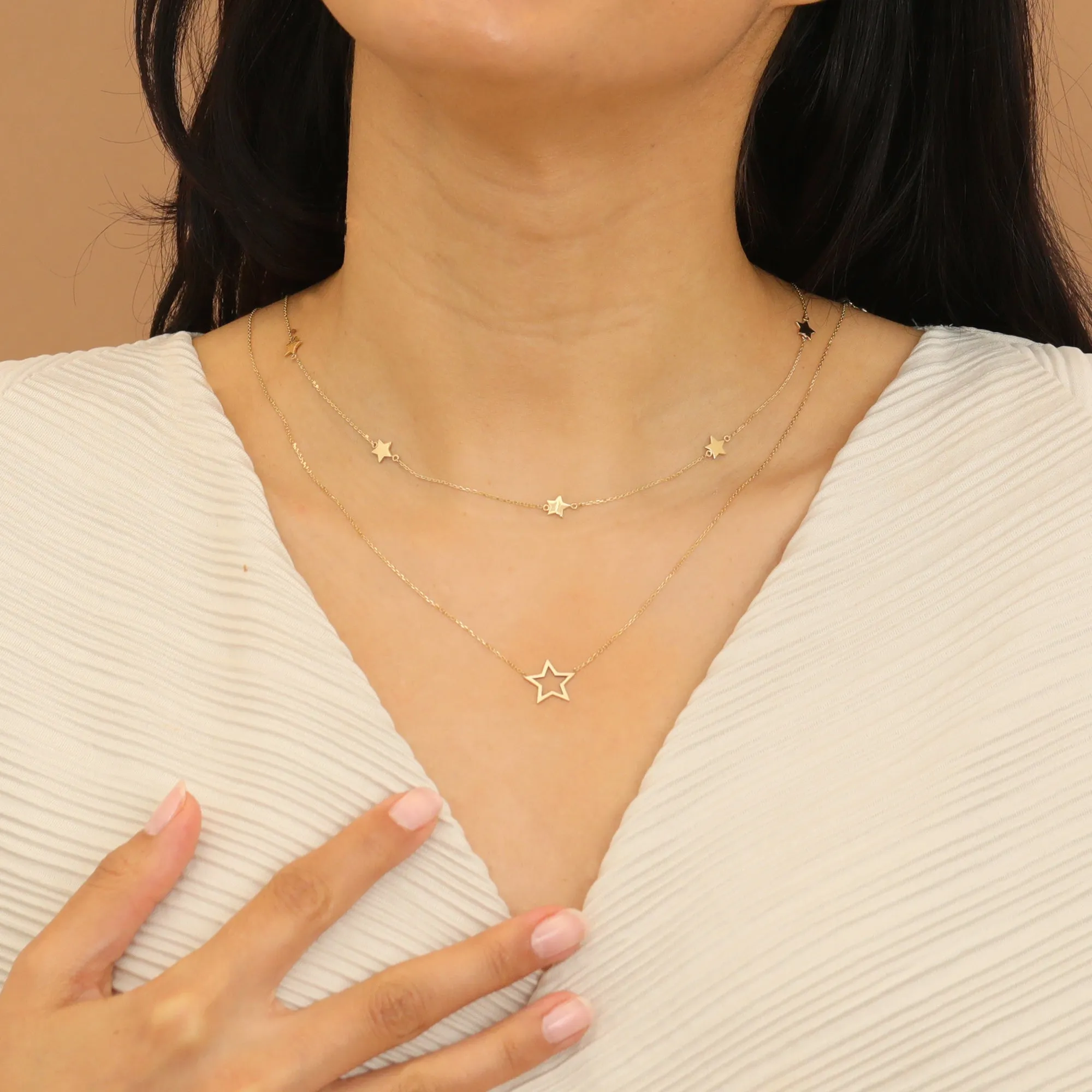 Star Station Necklace, Capella