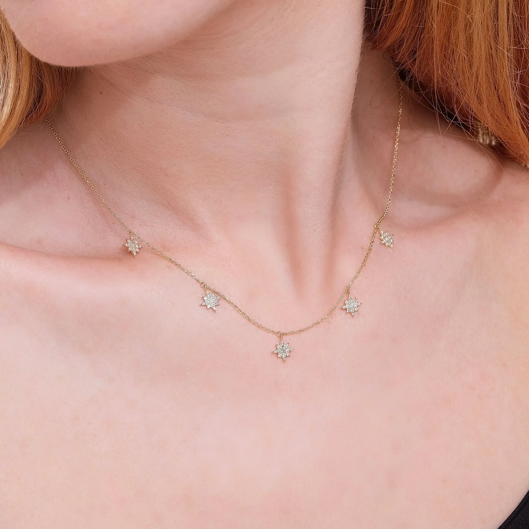 Starburst Station Necklace, Estelle