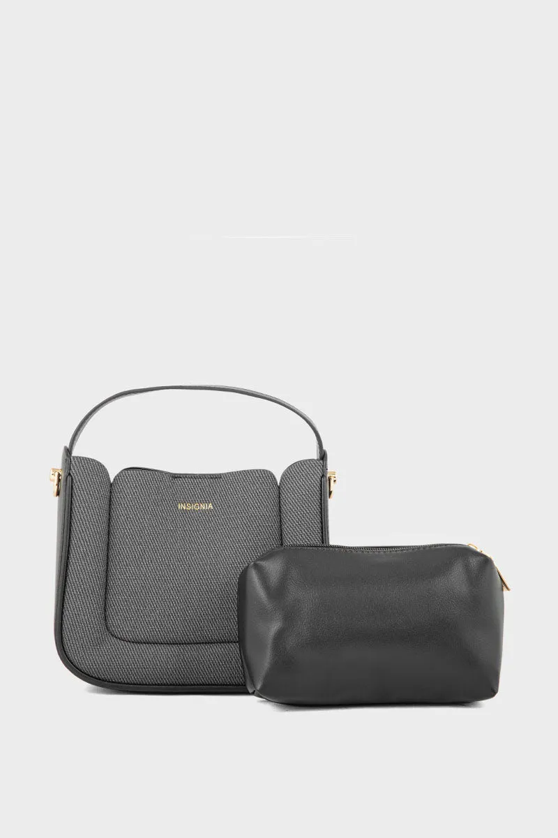 Top Handle Hand Bags BH0064-Denim Blue