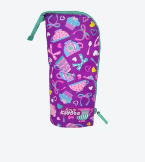 Trendy Pen Holder Case - Purple by Smily Kiddos