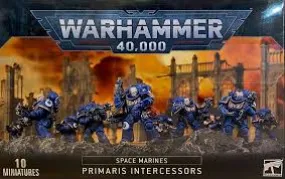 Warhammer 40K Space Marines Primaris Intercessors