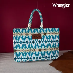 Wrangler Southwestern Print Tote Bag - Turquoise