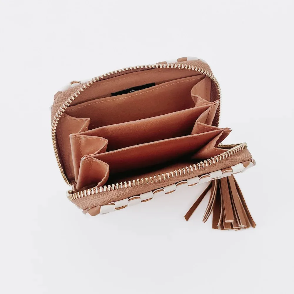 Wynona Woven Wallet - Black