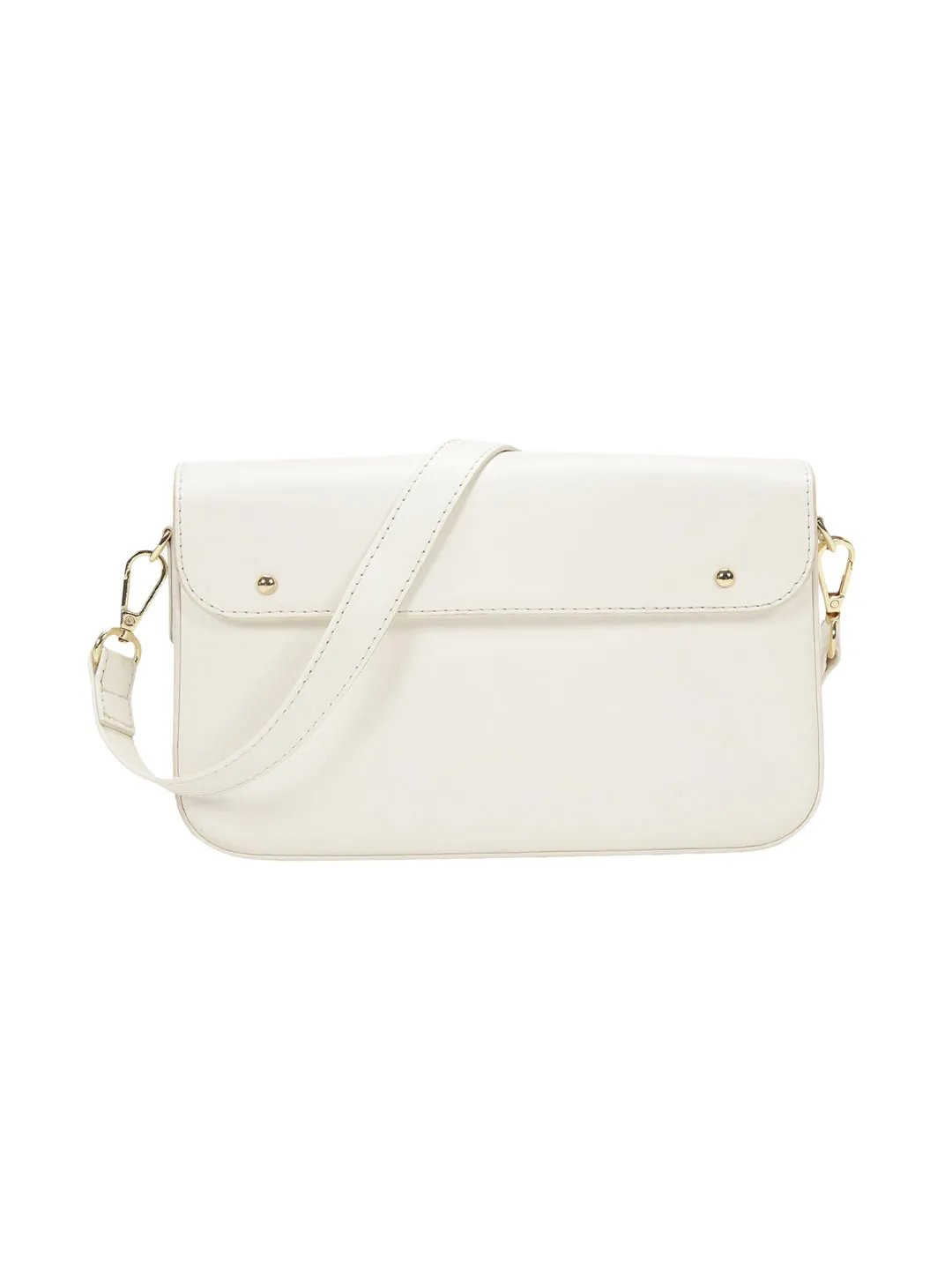Yin-Yang White Sling Bag