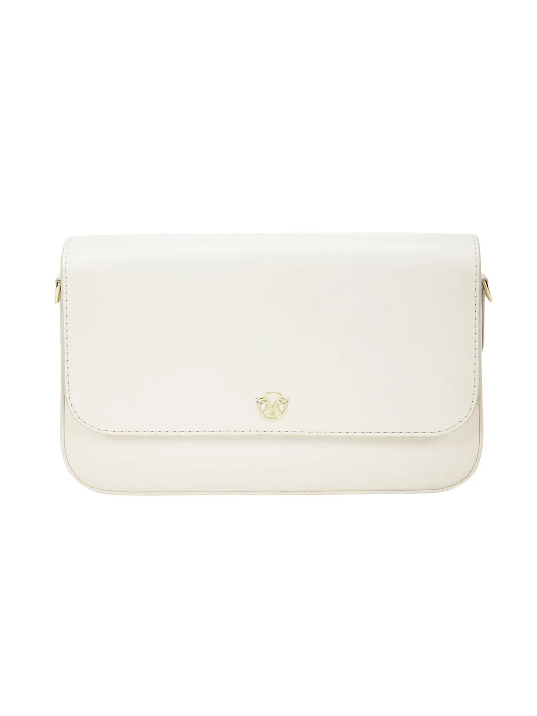 Yin-Yang White Sling Bag